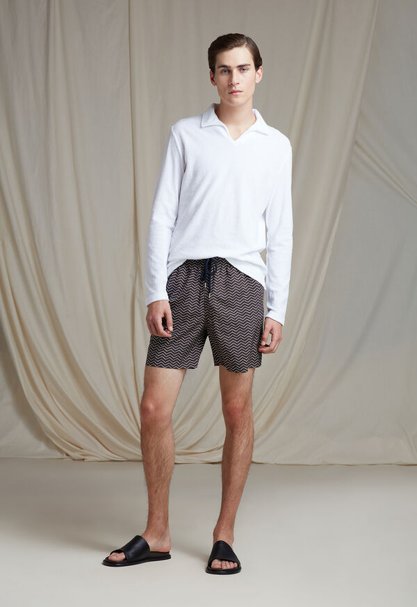Paul Stuart Black & White Trunks Look, image 1